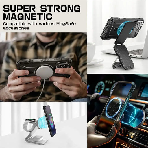 Supcase UB XT Mag Case с MagSafe за iPhone 16 - черен