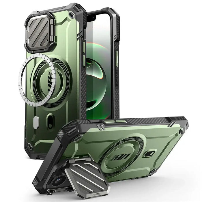 Supcase UB XT Mag MagSafe Калъф за iPhone 16e - маслина