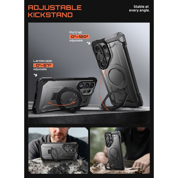 Калъф Supcase UB Grip Mag MagSafe за Samsung Galaxy S26 Ultra - черен