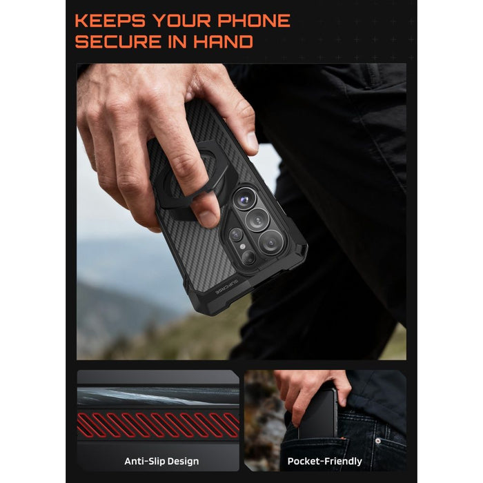 Калъф Supcase UB Grip Mag MagSafe за Samsung Galaxy S26 Ultra - черен