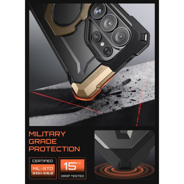 Калъф Supcase UB Grip Mag MagSafe за Samsung Galaxy S26 Ultra - черен и кафяв
