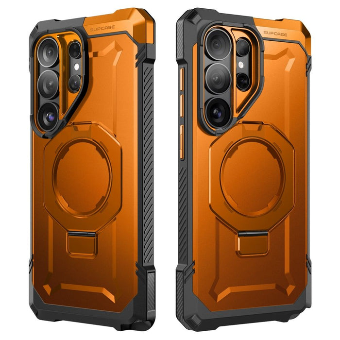 Калъф Supcase UB Grip Mag MagSafe за Samsung Galaxy S26 Ultra - оранжев и черен