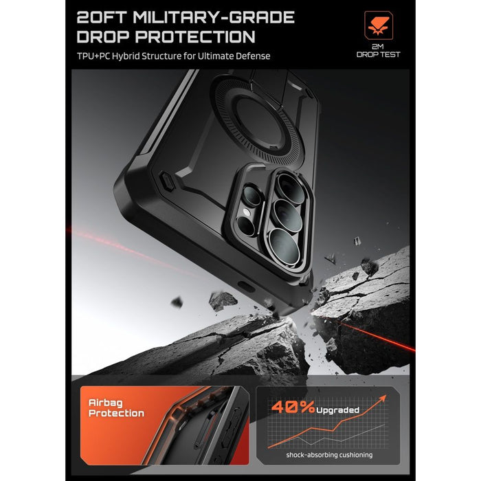 Калъф Supcase Unicorn Beetle Pro Mag MagSafe за Samsung Galaxy S26 Ultra - черен