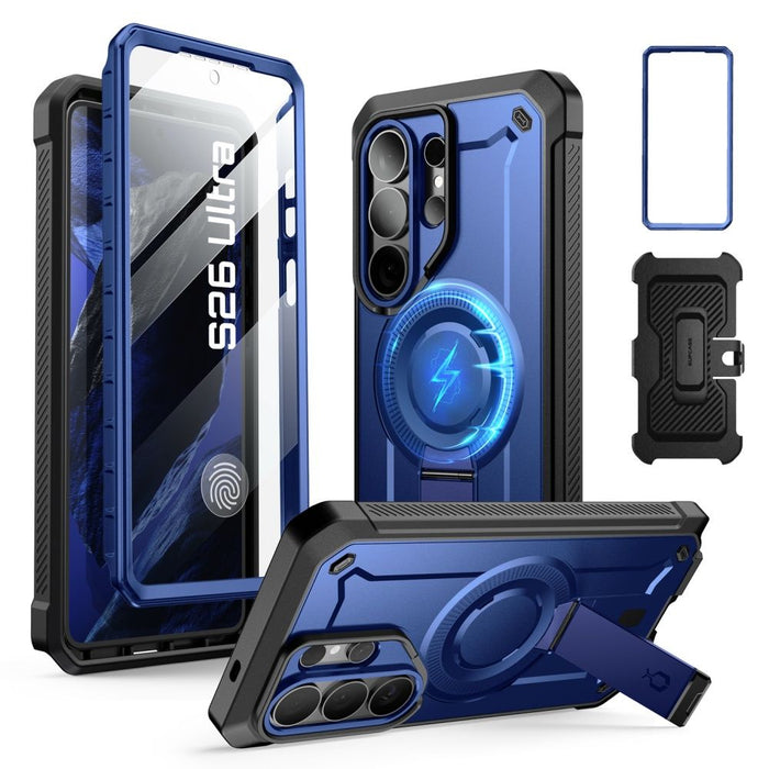Supcase Unicorn Beetle Pro Mag MagSafe калъф с 2 чекмеджета за Samsung Galaxy S26 Ultra - черен и тъмносин