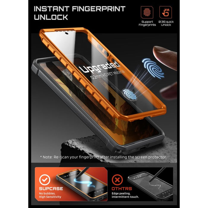 Supcase Unicorn Beetle Pro Mag MagSafe калъф с 2 чекмеджета за Samsung Galaxy S26 Ultra - черен и оранжев