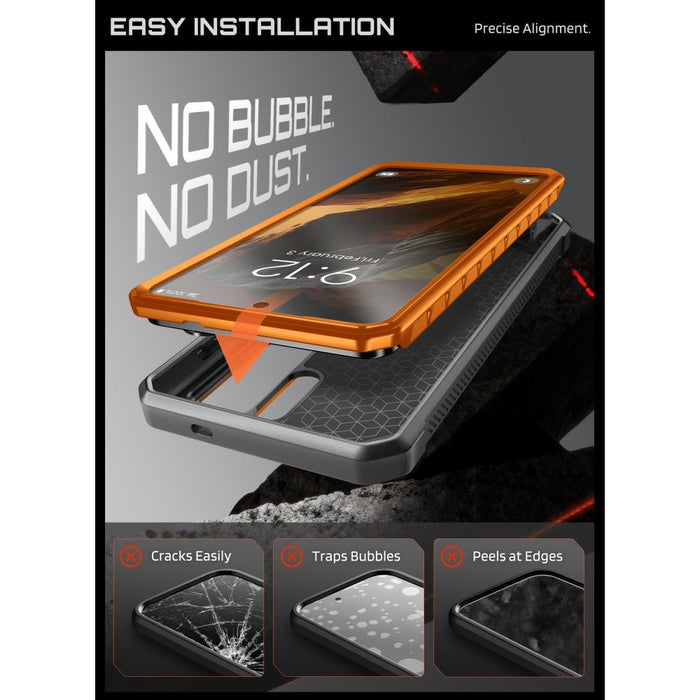 Supcase Unicorn Beetle Pro Mag MagSafe калъф с 2 чекмеджета за Samsung Galaxy S26 Ultra - черен и оранжев