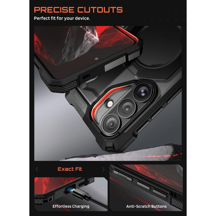 Калъф Supcase UB Grip Mag MagSafe за Samsung Galaxy S26 - черен