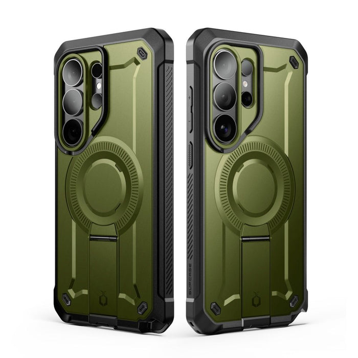 Калъф Supcase Unicorn Beetle Pro Mag MagSafe 2-Set за Samsung Galaxy S26 Ultra - зелен и черен