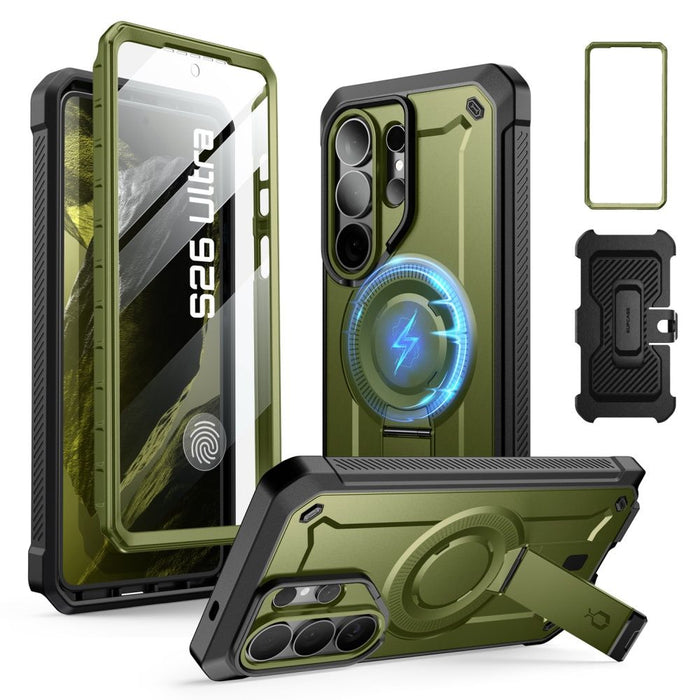 Калъф Supcase Unicorn Beetle Pro Mag MagSafe 2-Set за Samsung Galaxy S26 Ultra - зелен и черен