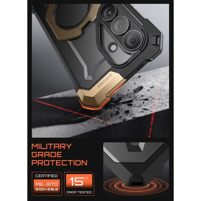 Калъф Supcase UB Grip Mag MagSafe за Samsung Galaxy S26 - черен и кафяв