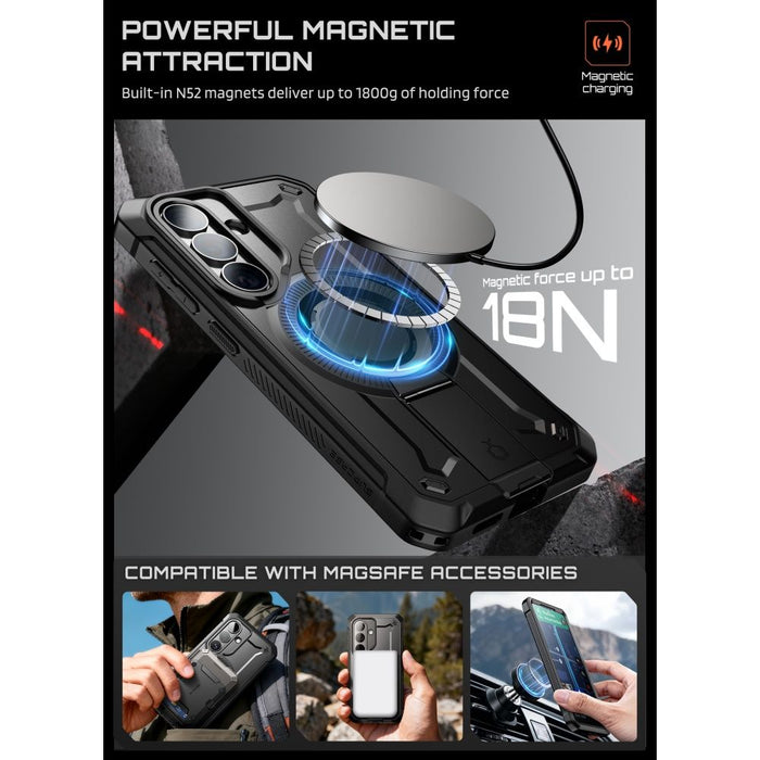 Калъф Supcase Unicorn Beetle Pro Mag MagSafe 2-Set за Samsung Galaxy S26 - черен