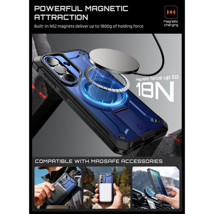 Supcase Unicorn Beetle Pro Mag MagSafe 2-Set калъф за Samsung Galaxy S26 - тъмносин и черен