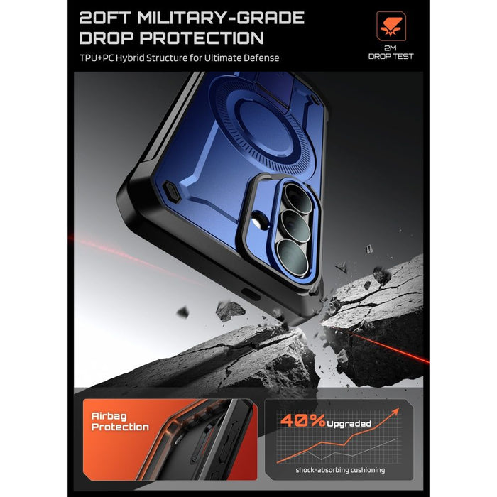 Supcase Unicorn Beetle Pro Mag MagSafe 2-Set калъф за Samsung Galaxy S26 - тъмносин и черен
