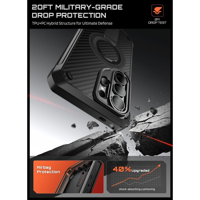 Калъф Supcase Unicorn Beetle Pro Mag MagSafe за Samsung Galaxy S26 Ultra - черен
