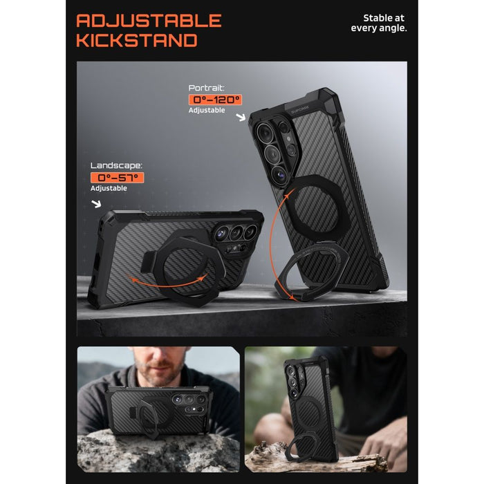Калъф Supcase UB Grip Mag MagSafe за Samsung Galaxy S26 Ultra - черен