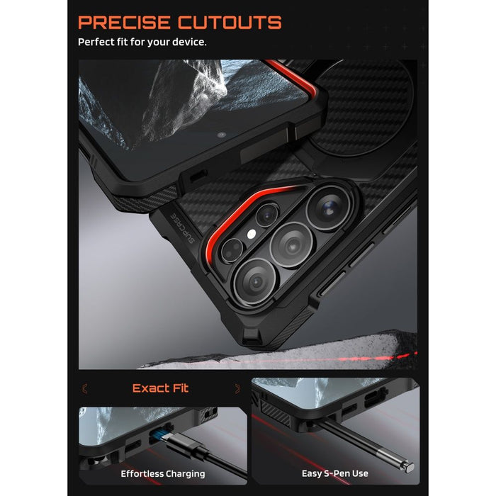 Калъф Supcase UB Grip Mag MagSafe за Samsung Galaxy S26 Ultra - черен