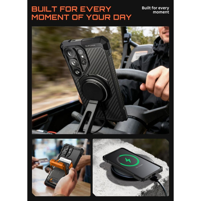 Калъф Supcase UB Grip Mag MagSafe за Samsung Galaxy S26 Ultra - черен
