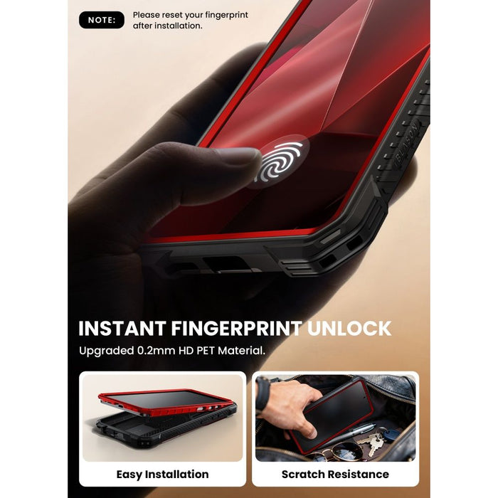 Калъф Supcase ArmorBox Mag MagSafe за Samsung Galaxy S26 Ultra - червен и черен