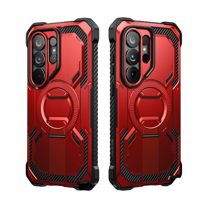 Калъф Supcase ArmorBox Mag MagSafe за Samsung Galaxy S26 Ultra - червен и черен
