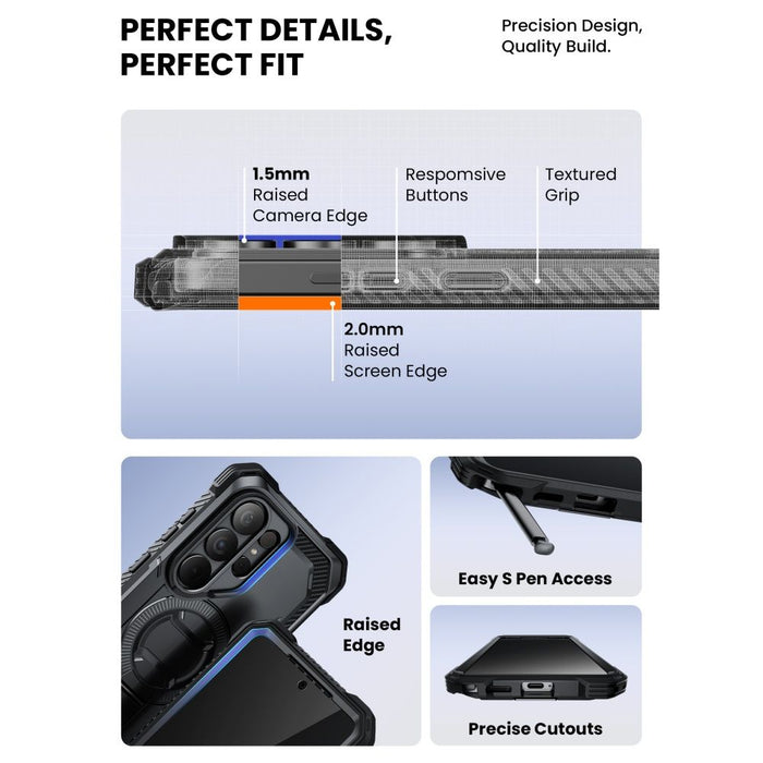 Калъф Supcase iBlason ArmorBox Clip Mag MagSafe за Samsung Galaxy S26 Ultra - черен