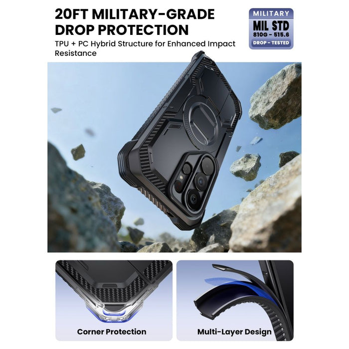 Калъф Supcase iBlason ArmorBox Clip Mag MagSafe за Samsung Galaxy S26 Ultra - черен