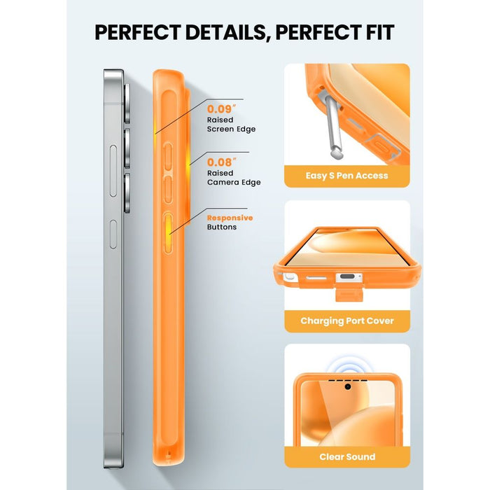 Калъф Supcase Cosmo Mag MagSafe за Samsung Galaxy S26 Ultra - оранжев