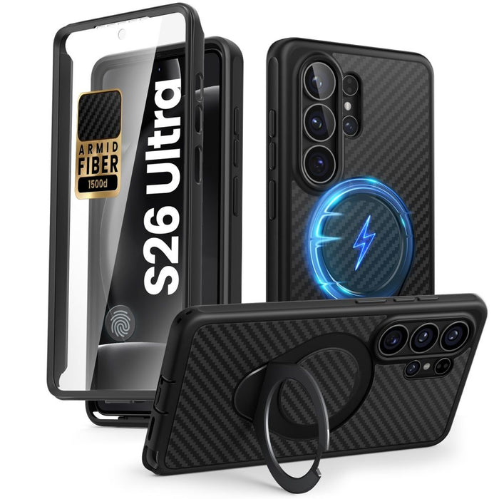 Калъф Supcase Cosmo Mag MagSafe за Samsung Galaxy S26 Ultra - черен