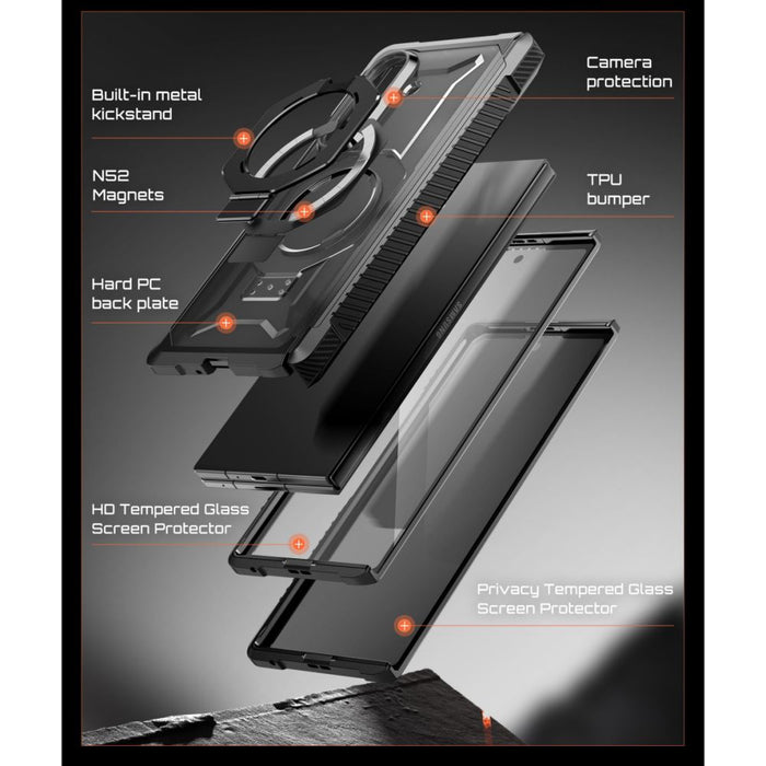 Калъф Supcase UB Grip Mag MagSafe 2-Set за Samsung Galaxy Z Fold 8 - черен