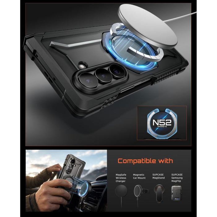 Калъф Supcase UB Grip Mag MagSafe 2-Set за Samsung Galaxy Z Fold 8 - черен