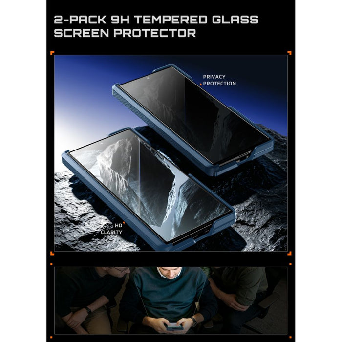 Калъф Supcase UB Aero MagSafe 2-Set за Samsung Galaxy Z Fold 8 Ultra - тъмносин