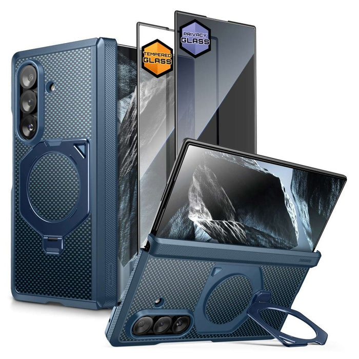 Калъф Supcase UB Aero MagSafe 2-Set за Samsung Galaxy Z Fold 8 Ultra - тъмносин