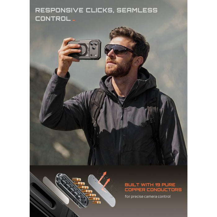 Калъф Supcase Grip Pro Mag MagSafe за iPhone 18 Pro / 17 Pro - черен