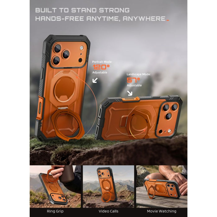 Калъф Supcase Grip Pro Mag MagSafe за iPhone 18 Pro / 17 Pro - оранжев