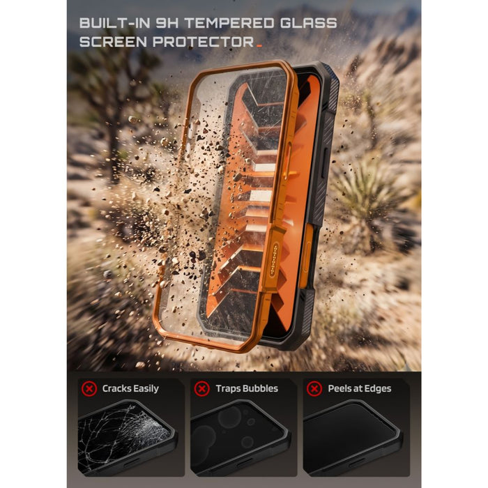 Калъф Supcase Grip Pro Mag MagSafe за iPhone 18 Pro / 17 Pro - оранжев