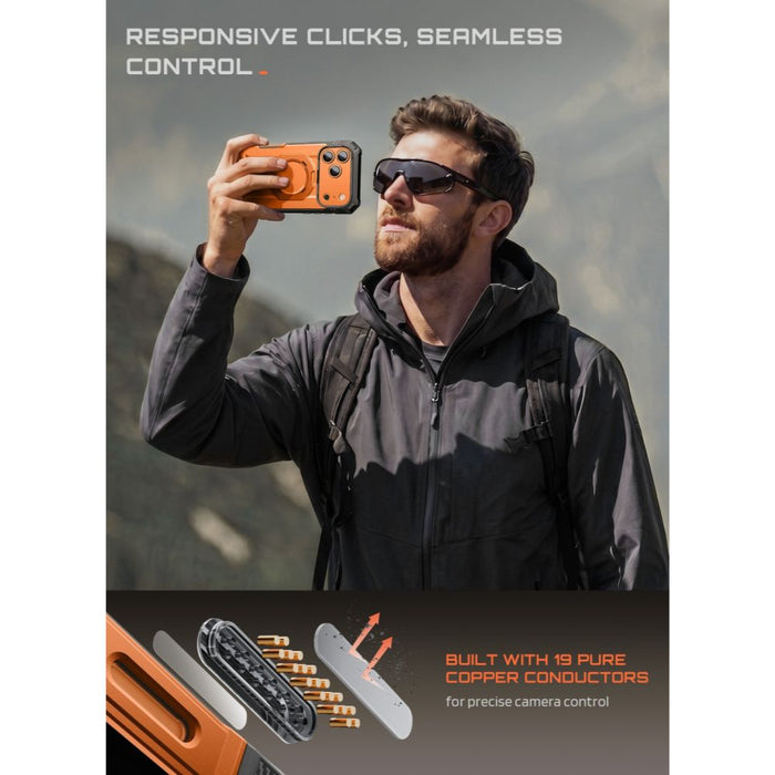 Калъф Supcase Grip Pro Mag MagSafe за iPhone 18 Pro / 17 Pro - оранжев