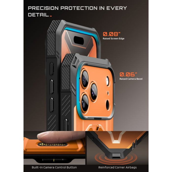 Калъф Supcase Grip Pro Mag MagSafe за iPhone 18 Pro / 17 Pro - оранжев