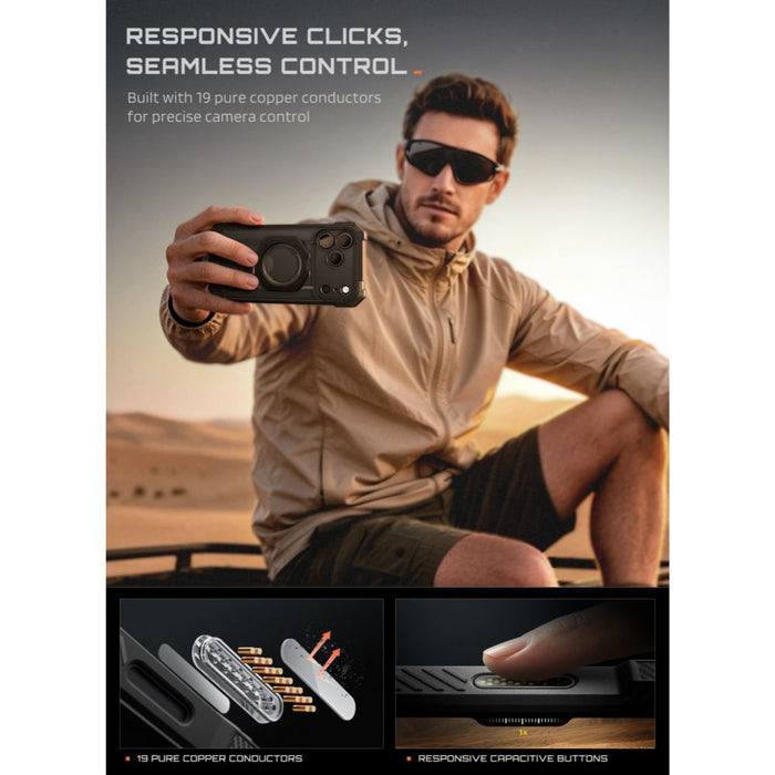 Калъф Supcase UB Grip Mag MagSafe за iPhone 18 Pro Max / 17 Pro Max - черен