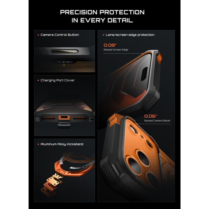 Калъф Supcase UB Grip Mag MagSafe за iPhone 18 Pro Max / 17 Pro Max - оранжев