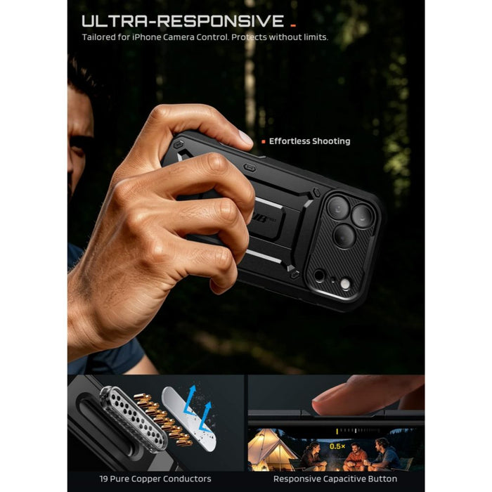 Калъф Supcase Unicorn Beetle Pro за iPhone 18 Pro Max / 17 Pro Max - черен