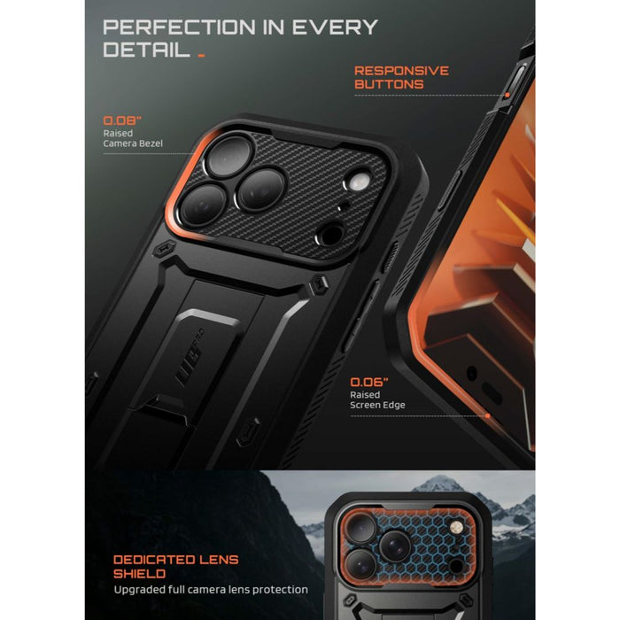 Калъф Supcase Unicorn Beetle Pro за iPhone 18 Pro Max / 17 Pro Max - черен