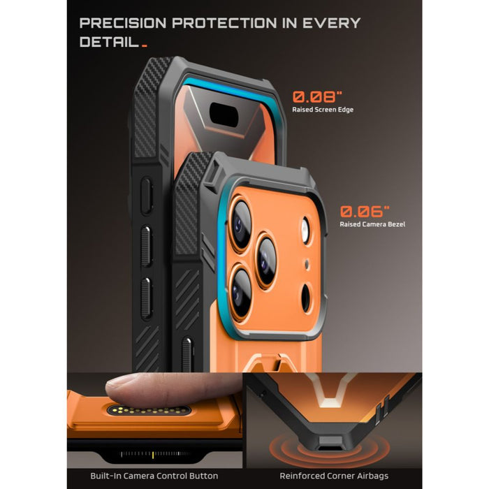 Калъф Supcase Grip Pro Mag MagSafe за iPhone 18 Pro Max / 17 Pro Max - оранжев