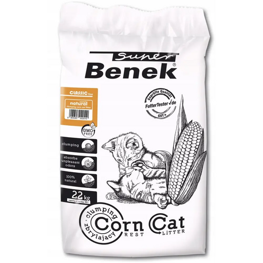 SUPER BENEK Corn Classic Corn котешка тоалетна Natural