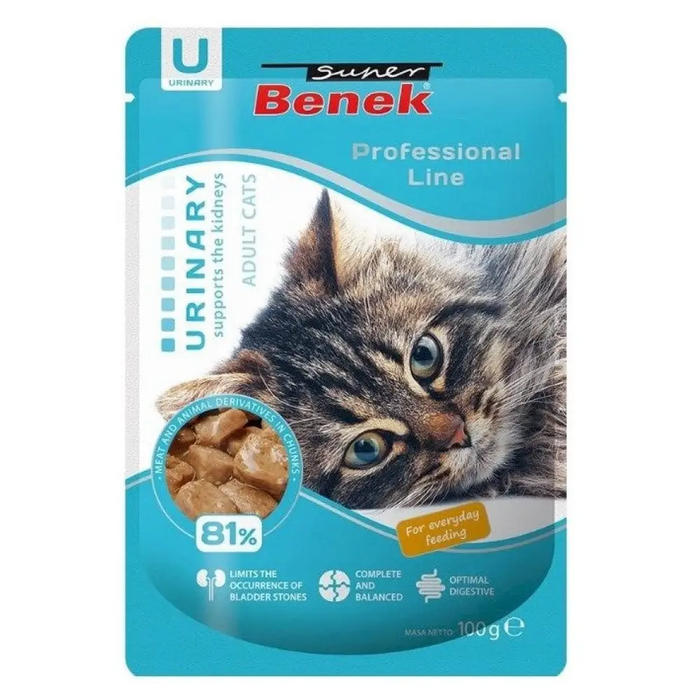 SUPER BENEK Urinary - мокра храна за котки - 100гр