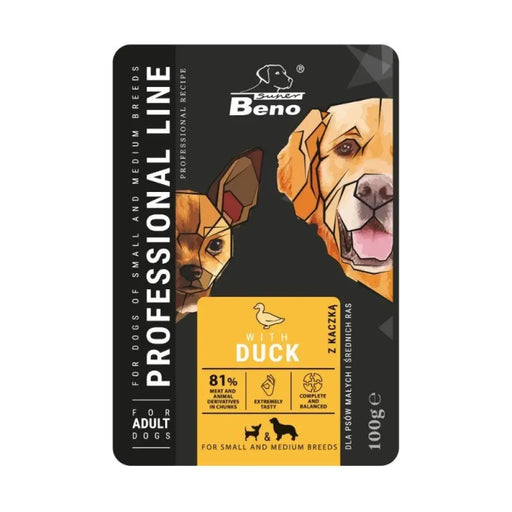 SUPER BENO Adult Small and medium Duck - Мокра храна