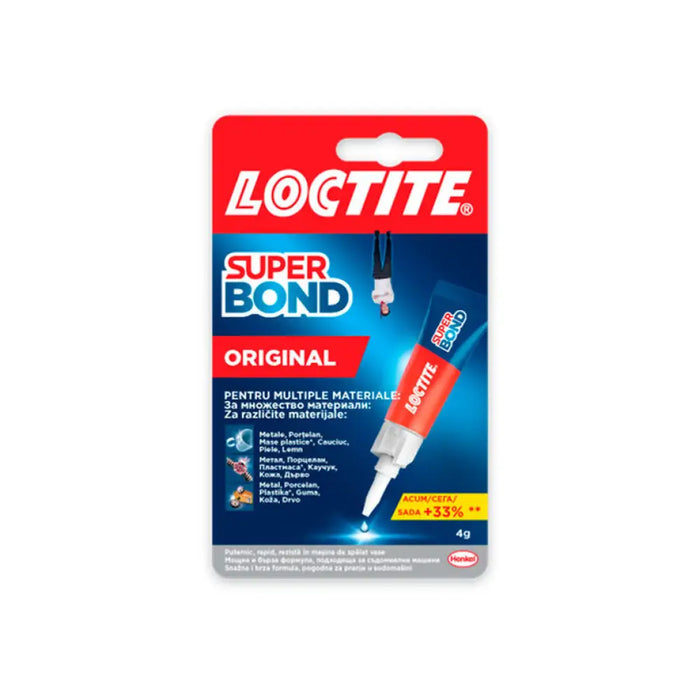 SUPER BOND ORIGINAL ТЕЧНО СЕКУНДНО ЛЕПИЛО 4 G LOCTITE
