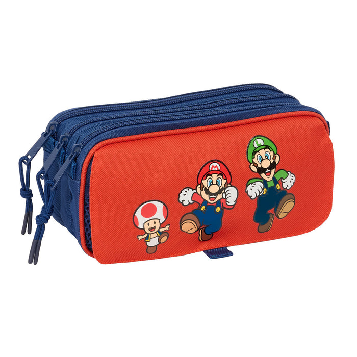 Пътническа Чанта Super Mario Mamma mia Червен Морско син 21,5 x 10 x 8 cm