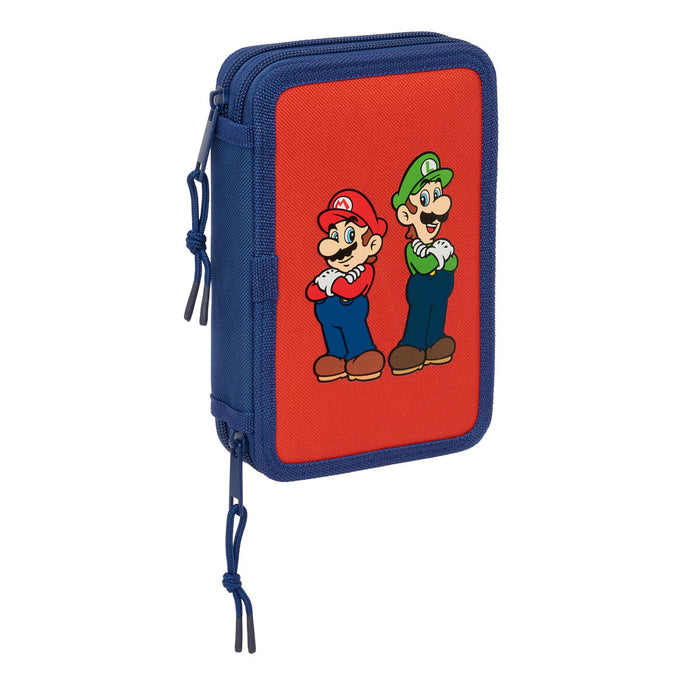 Пътническа Чанта Super Mario Mamma mia Червен Морско син 12.5 x 19.5 x 4 cm 29 Части