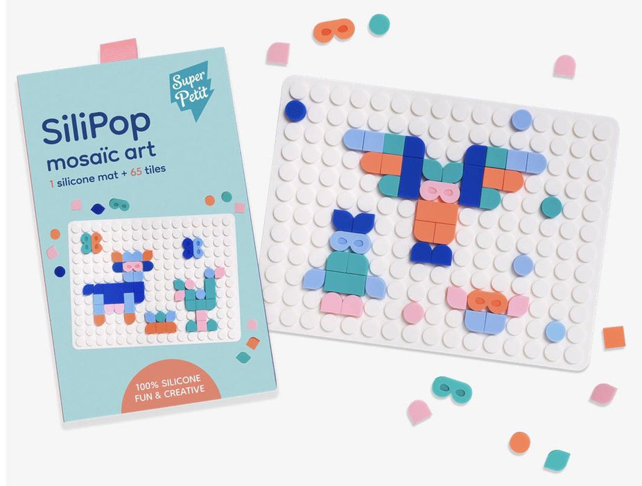 Творчески комплект Super Petit - Мозайка Silipop, бяла