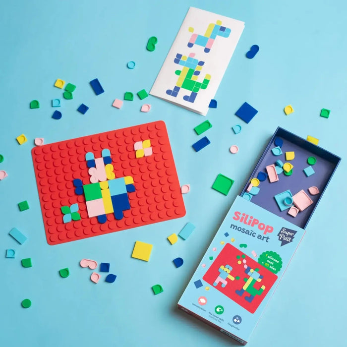 Творчески комплект Super Petit - Мозайка Silipop, червена