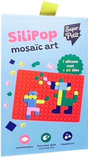 Творчески комплект Super Petit - Мозайка Silipop, червена